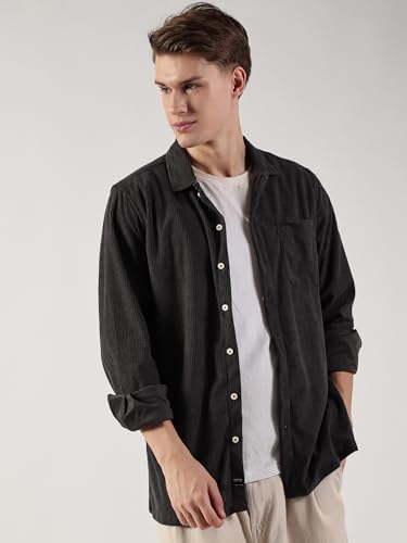 Image of Thomas Scott Men's Premium Slim Fit Oversized Corduroy Shacket