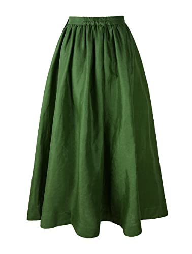 Womens Renaissance Skirt 100% Linen Victorian2
