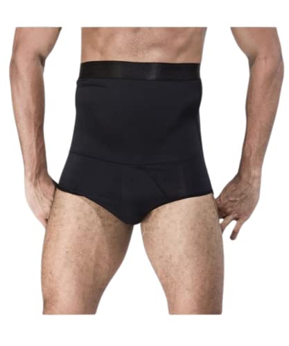 Modelador De Barriga Short Masculino Cintura Alta Z11 Cor:Preto;Tamanho:M;Genero:Masculino