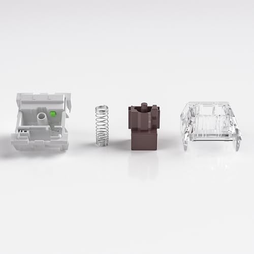 Image of Box Brown Switches for Mechanical Keyboard,3-Pin 45gf Tactile /Factory Lubed /Dust&Waterproof Switches(Box Brown,36Pcs)