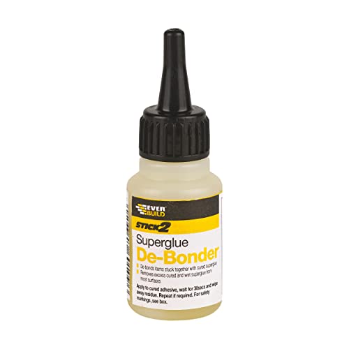 Everbuild Stick 2 Superglue De-Bonder Solvent Based Multi-Purpose Fast Acting Formula Clear 20ml