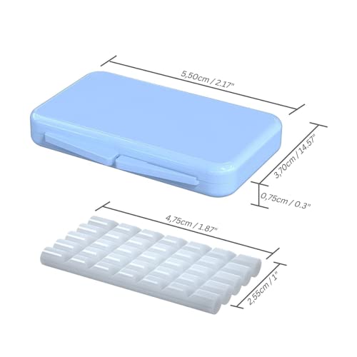 Vorgeschnittenes Kieferorthopädisches Wachs | Dentalwachs für Zahnspangen (10 Kisten, ohne Aroma)