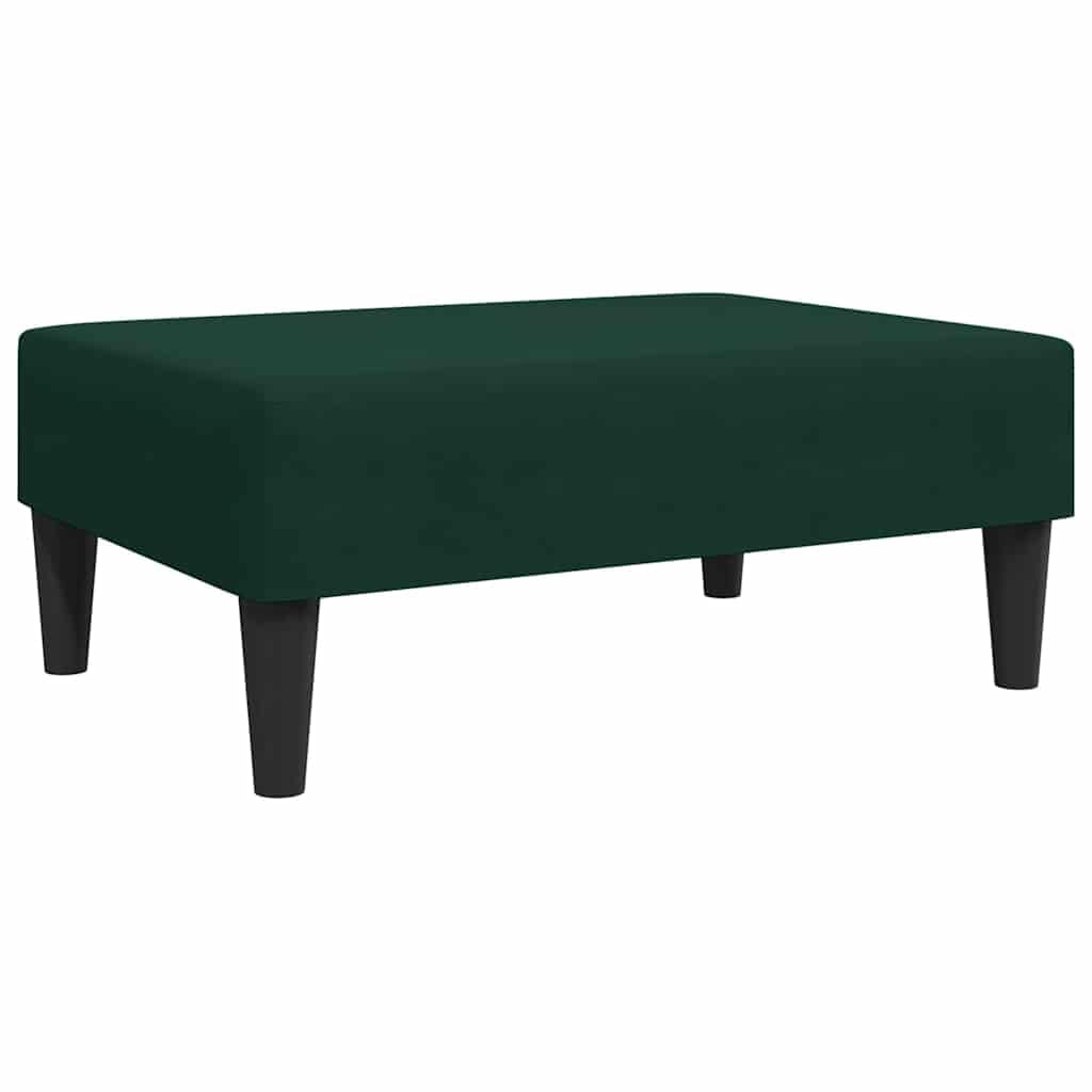 Repose-pieds en velours scandinave pour créer un coin lecture cocooning