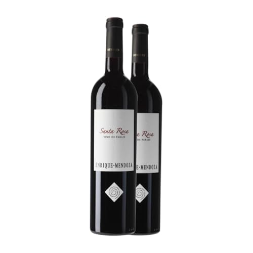 Enrique Mendoza Viña Santa Rosa Alicante Reserva 75 cl Vino tinto (Caja de 2 Botellas de 75 cl)