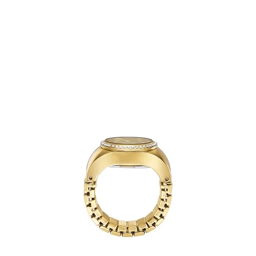 Image of Fossil Women's Watch Ring, Quartz Stainless Steel Two-Hand Ring Watch for Women