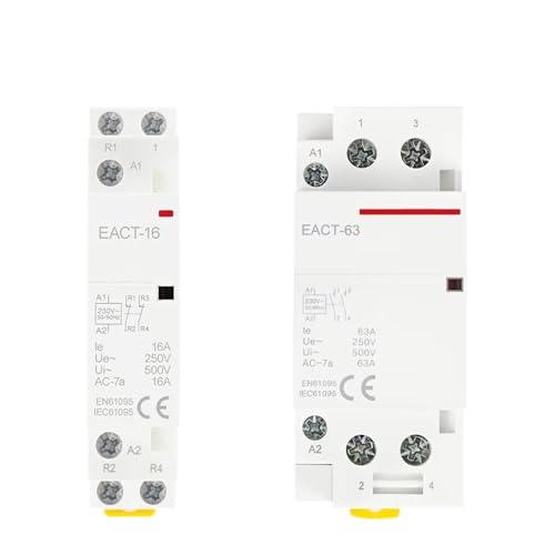 Contacteur modulaire pour hôtel et maison connecté au tableau 220V 63A