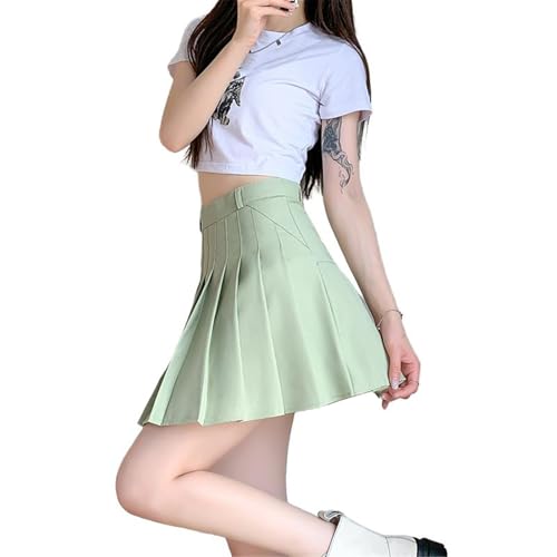 Women's High Waist Retro Cotton Bustier Short Skirt