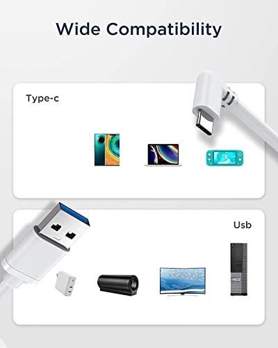 Image of KIWI design USB C Link Cable Accessories, 16 Feet /5M, with Signal Amplifier Compatible with Quest 2 (16FT Light Gray)