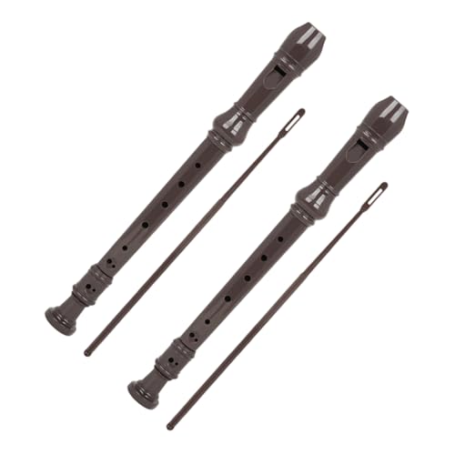 Toyvian Multi-hole Boys and Girls Flute g Tone 8-hole Flute Beginner Clarinet for School Band Lightweight Musical Instrument