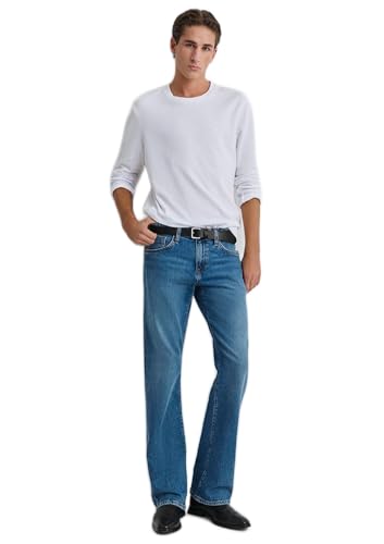 Jeans denim homme Mavi Josh authentique bleu cinq poches