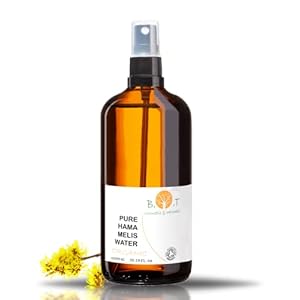 Organische Hydrolat Toverhazelaar – Hamamelis water 1000 ml Bloemenwater 100% Pure Alcoholvrij Poriënreiniger Vette huid…