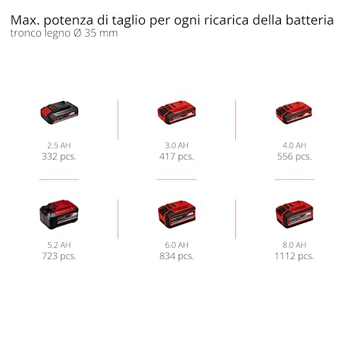 Einhell Professional TP-AP 18/28 Li Bl - Solo Sega Universale A Batteria Power X-Change (18V, Oscil. Al Min. 2500, Ampiezza Oscil. 28 Mm, Incl. Lama Per Legno, Senza Batteria E Caricabatteria) - 12