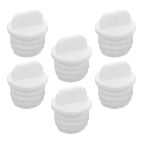 LIFKICH Tapones de Salida de Fregadero 6 Unidades Goma Compatibles Cubos de Fregona Accesorios para Uso en Limpieza de Hogar
