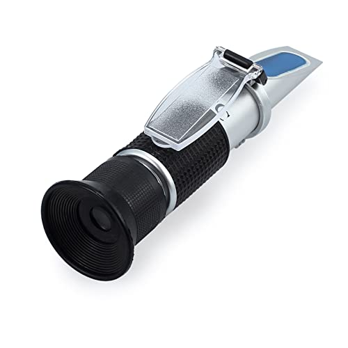 Image of 4-in-1 antifreeze refractometer ethylene glycol, propylene glycol, for automotive cooling fluid, Windshield washer fluid, AdBlue(DEF), automotive and industrial battery fluid measurement