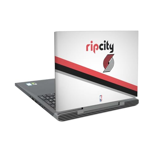 Autocollant vinyle pour Dell Inspiron 15 7000 anti-rayures au design blanc officiel NBA