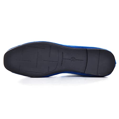 Image of ChaiRong Zhou Women Square Toe Ballets Flats Comfort Slip On Walking Shoes for Driving