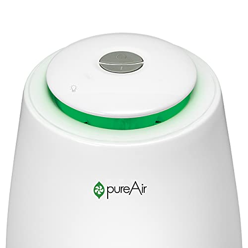 Greentech Environmental pureAir 500 - Portable Air Purifier and Air Cleaner, Air Purifiers for Home, Office, and Bedroom, For Spaces Up to 500 Square Feet, Neutralizes Tough Odors, Easy Set Up