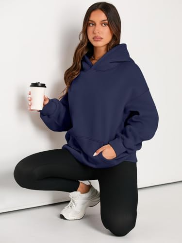 Image of EFAN Women's Hoodies Oversized Sweatshirt Comfort Fleece Sweaters | Cozy Trendy Pullover Hoodies, Sweatshirts with Pockets For Fall & Winter