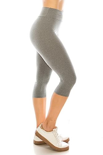 Image of Leggings Depot High Waisted Leggings for Women Buttery Smooth & Soft Women's Solid Yoga - Reg, Plus, 1X3X, 3X5X