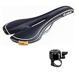 Lieferumfang: 1 x Velo Plush Airchannel Comp Speedflex Rennradsattel, inkl. 1 x Fahrradklingel