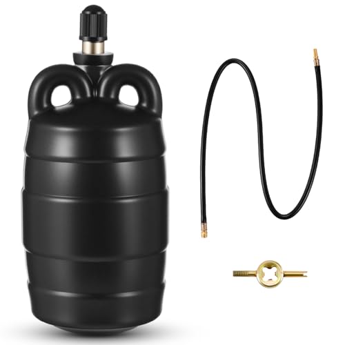Image of Glooglitter 2 Inch Inflatable Pipe Plug Sewer Test Plug Rubber Plumbing Test Balloon Ball for Sewage Pipeline Inspection (with 39.37 Rubber Extension Hose)