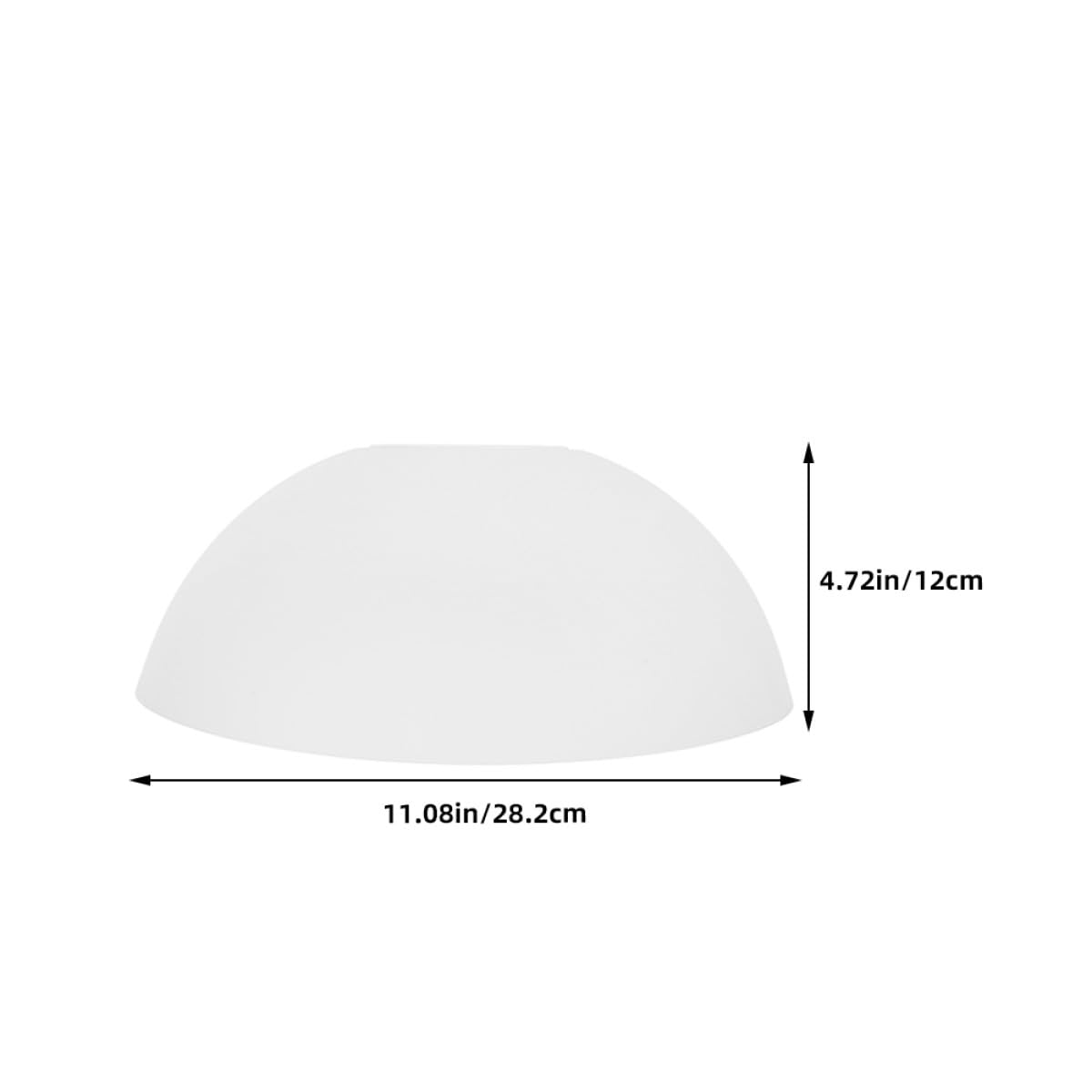 3 Sztuki Częściowy Plastikowych Kloszy Kształcie Grzyba Osłony Żarówek Wentylatorów Sufitowych Klosze Do Lamp Podłogowych Kinkietów i Żyrandoli Łatwe Montażu i Czyszczeniu Do