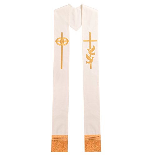 BLESSUME Pastor Wedding Embroidery Stole