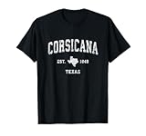 Photo Gallery corsicana texas tx - design vintage sportivo sportivo maglietta Photo Gallery corsicana texas tx - design vintage sportivo sportivo maglietta