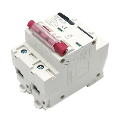 Interruptor DZ47 DC 2P 25A magnetotérmico para aislar corriente continua de 12V a 48V 6