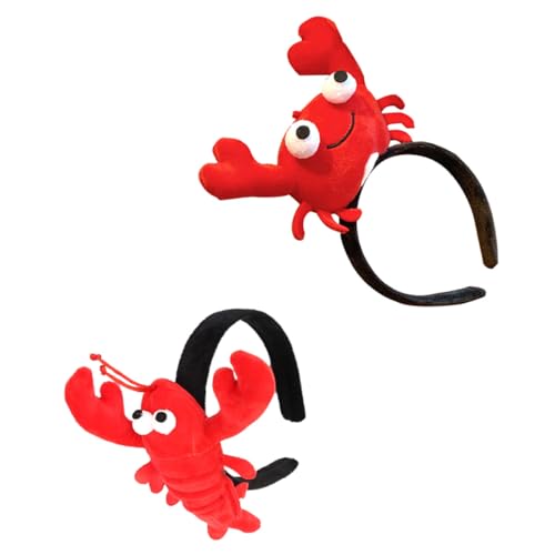 Serrage-tête homard en tissu rouge Gatuida, serre-tête amusant de déguisement enfant