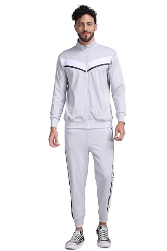 Image of YELLOW TREE Polyester Printed Tracksuits for Men | Running & Sports Tracksuits | Full Sleeve Tracksuits