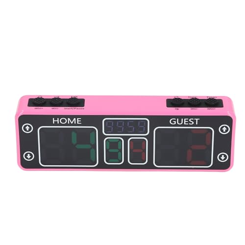 Marcador Digital Recargable LED 10 Dígitos Rosa miniatura 2