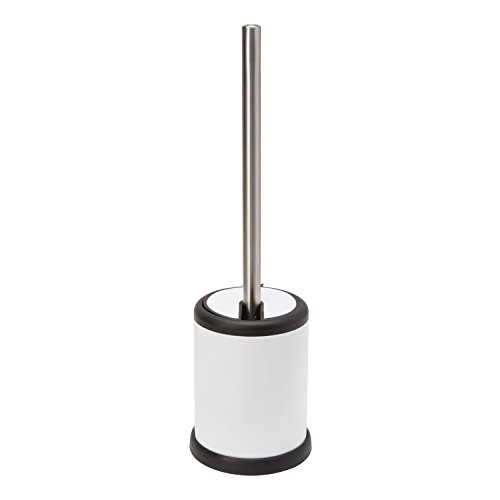 Brosse à WC avec couvercle automatique Bath Bliss anti-odeur pour petit espace et rangement propre