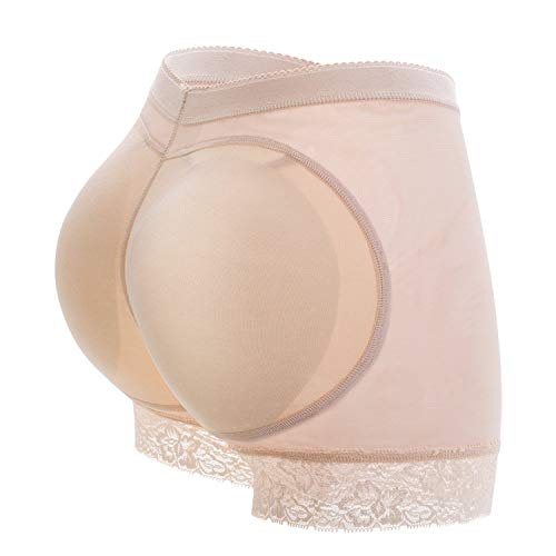 Lace Butt Lifter Padded Panties for Women Tummy Control Shapewear Panty Boyshort Underwear