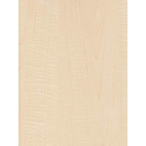 Veneer Technology Exotic Tiger Curly Maple Medium Figured Wood Veneer Paper Back 2' X 8' Cover