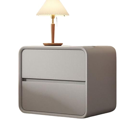 Table de chevet en cuir et bois massif pour transformer votre chambre en un cocon de douceur