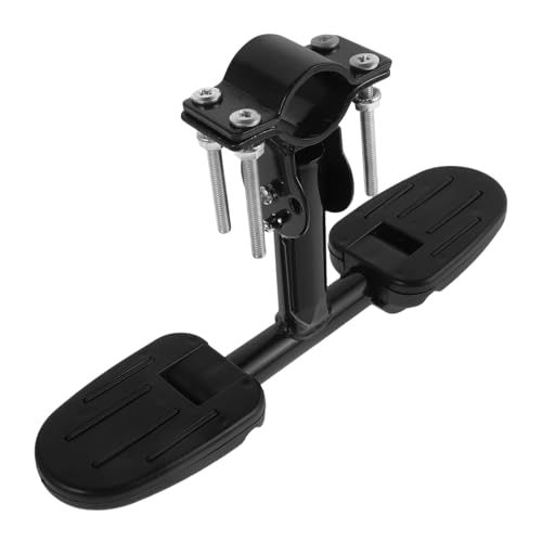 Yardwe Pedales de Scooter Bicicleta para Patinete para Scooter para Accesorio de Scooter Duradero Accesorios para Patinete Pedal de Bebe Zapatos Patines Metal Black