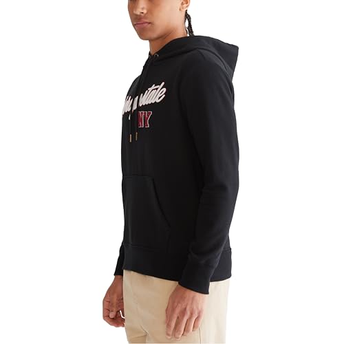 AEROPOSTALE Men's Aero Logo Popover Hoodie-Script3
