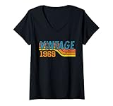 Photo Gallery donna vintage 1969 52nd birthday gift retro classic 52 years old maglietta con collo a v Photo Gallery donna vintage 1969 52nd birthday gift retro classic 52 years old maglietta con collo a v