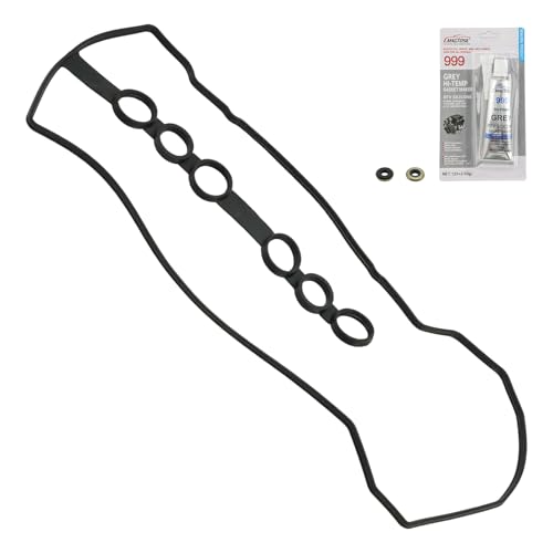 Image of PHILTOP VS50542R Valve Cover Gasket Set Fit for Toyota Corolla 2000-2008, Matrix 2003-2008, Pontiac Vibe 2003-2008, Celica 2000-2005, Chevy Prizm 2000-2002, MR2 Spyder 2000-2005 1.8L Engine