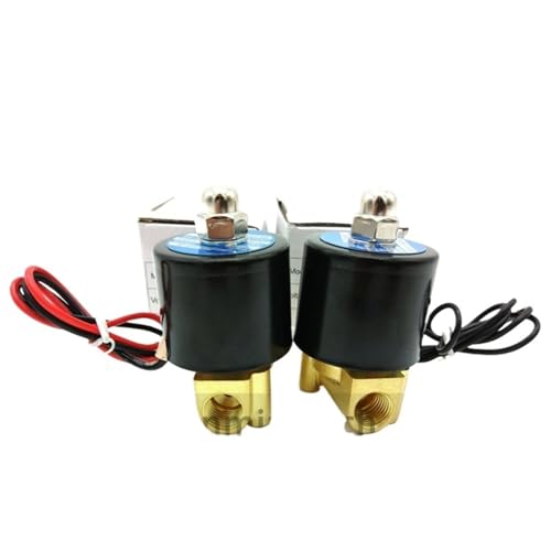 Válvula solenoide de latón de 1-1/2 pulgadas normalmente cerrada AC110V para control de agua y gas 6