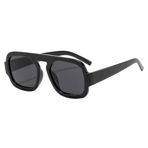 Lunettes de soleil carrées 6611 unisexes pour vacances et sport