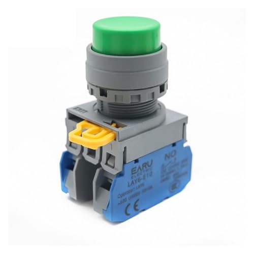 Interrupteur bouton-poussoir 22mm vert pour installer un établi de bricolage