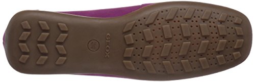 Geox Euro A, Mocassini Donna, Rossa (Fuchsia