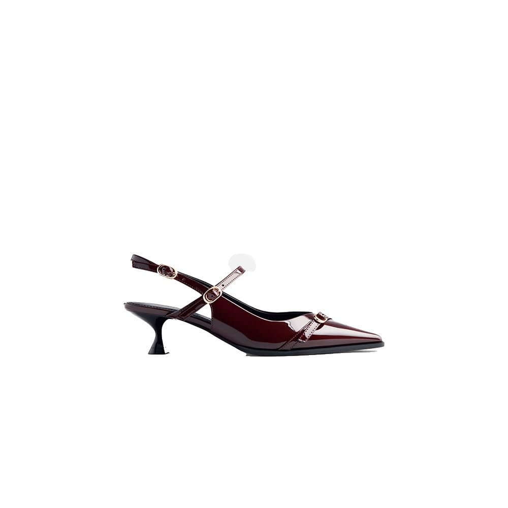 GIOSEPPO Women's Sabin Platform, Burgundy, 5 UK
