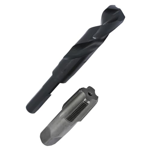 Image of Drill America POU Series 1 /2-Inch HSS NPS Tap (National Pipe Straight) and 47 /64-Inch HSS Drill Bit Kit