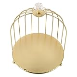 PLAFOPE Bird Cage Cake Stand Elegant 3-Tier Dessert Display Rack for Weddings Parties Events Decorative Pastry Stand Unique Design