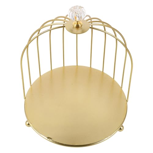 PLAFOPE Bird Cage Cake Stand Elegant 3-Tier Dessert Display Rack for Weddings Parties Events Decorative Pastry Stand Unique Design