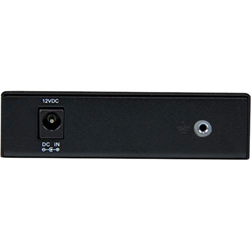 Image of StarTech Gigabit Ethernet Fiber Media Converter, TAA (ET91000SFP2) | Gigabit Ethernet Media Converter, With Open SFP Slot, Fiber to Ethernet Converter