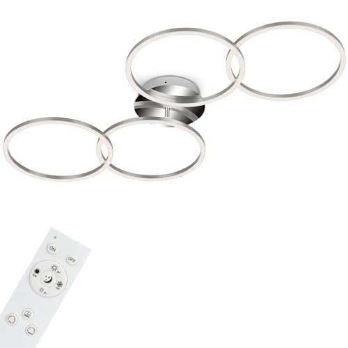 BRILONER - LED Deckenlampe mit Fernbedienung, dimmbar, einstellbar von...
